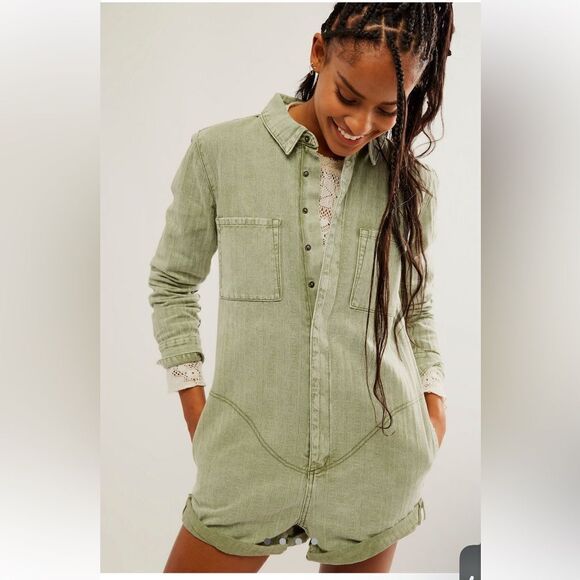 One Teaspoon x Free People Logo Jacquard Prophecy Romper New XXS - Picture 3 of 12